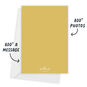 Geometric Gold Circles Flat Holiday Photo Card, , large image number 2