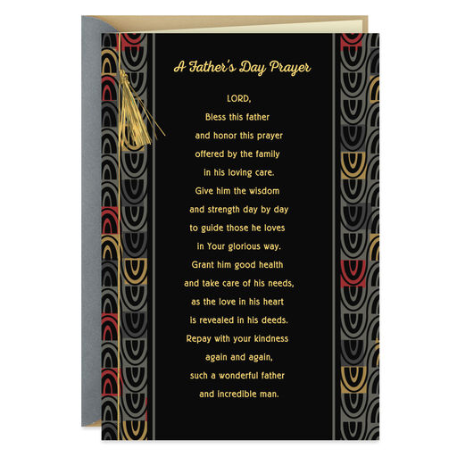 A Special Prayer Father's Day Card, 