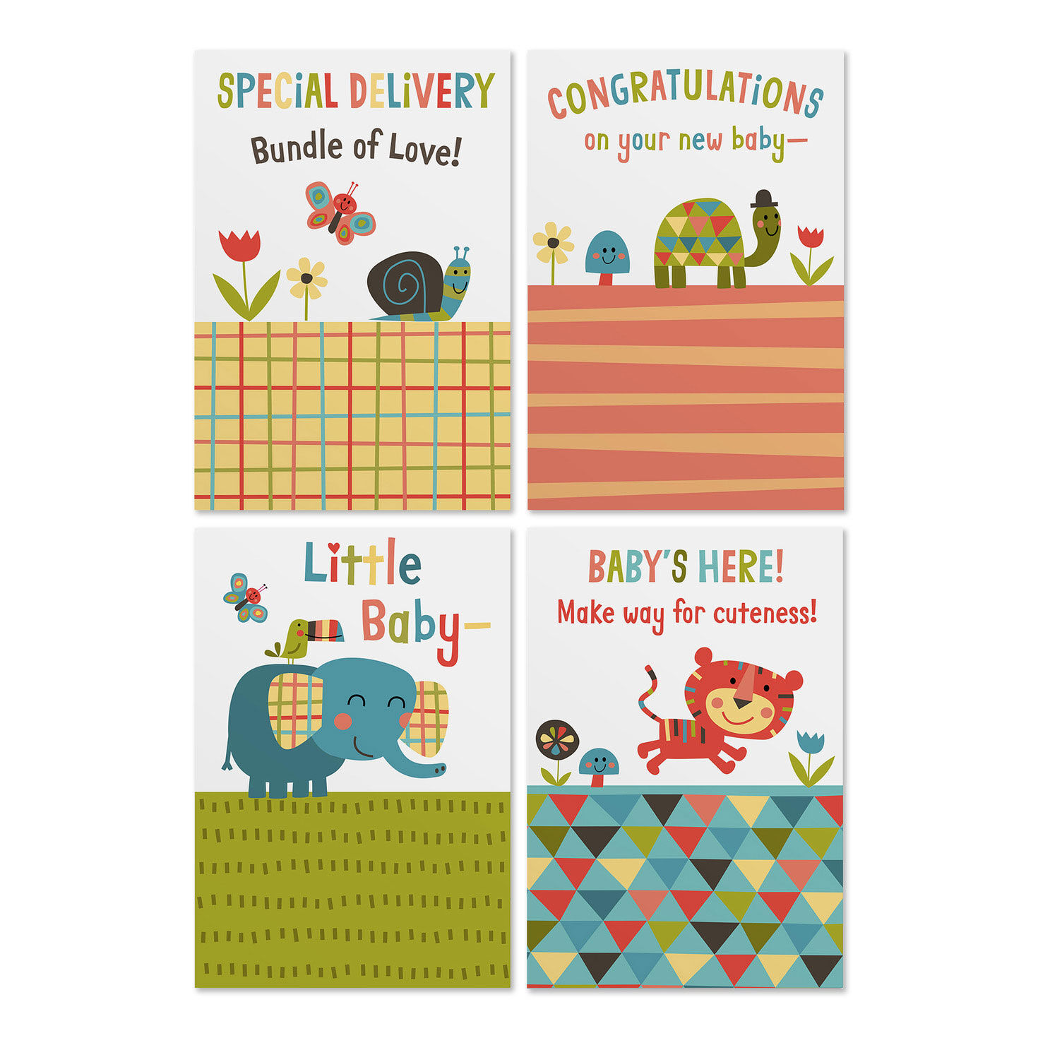 Baby Is Here Assorted Religious New Baby Cards, Box of 12