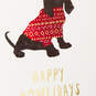 Happy Howlidays Dog in Sweater Christmas Card, , large image number 4