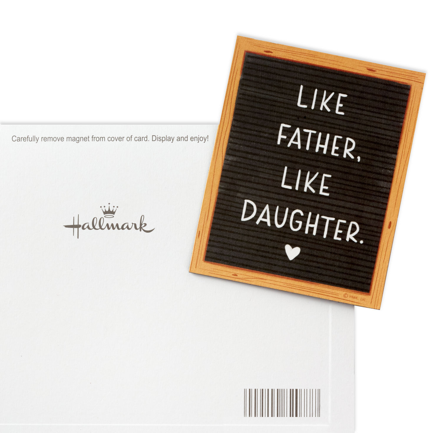 Like Father, Like Daughter Father's Day Card With Magnet attachment detail image number 6