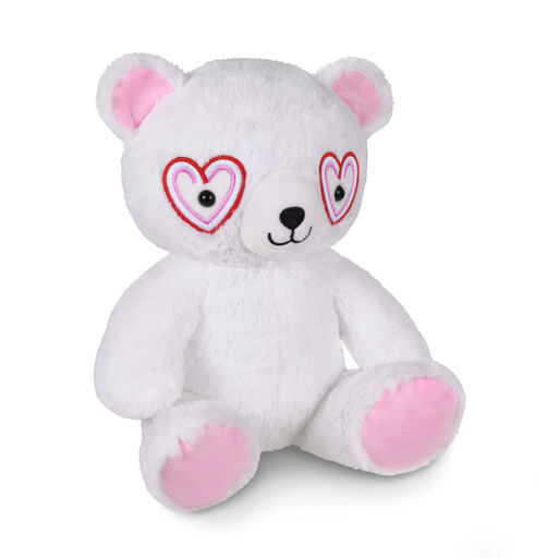 Heart Eyes Bear Stuffed Animal, 11.25", 