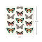 Butterflies on White Cocktail Napkins, Set of 16, , large image number 3