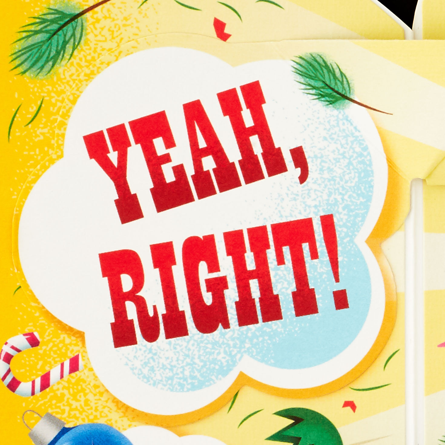 Cat Destroying Tree Funny Musical Pop-Up Christmas Card, , large image number 2