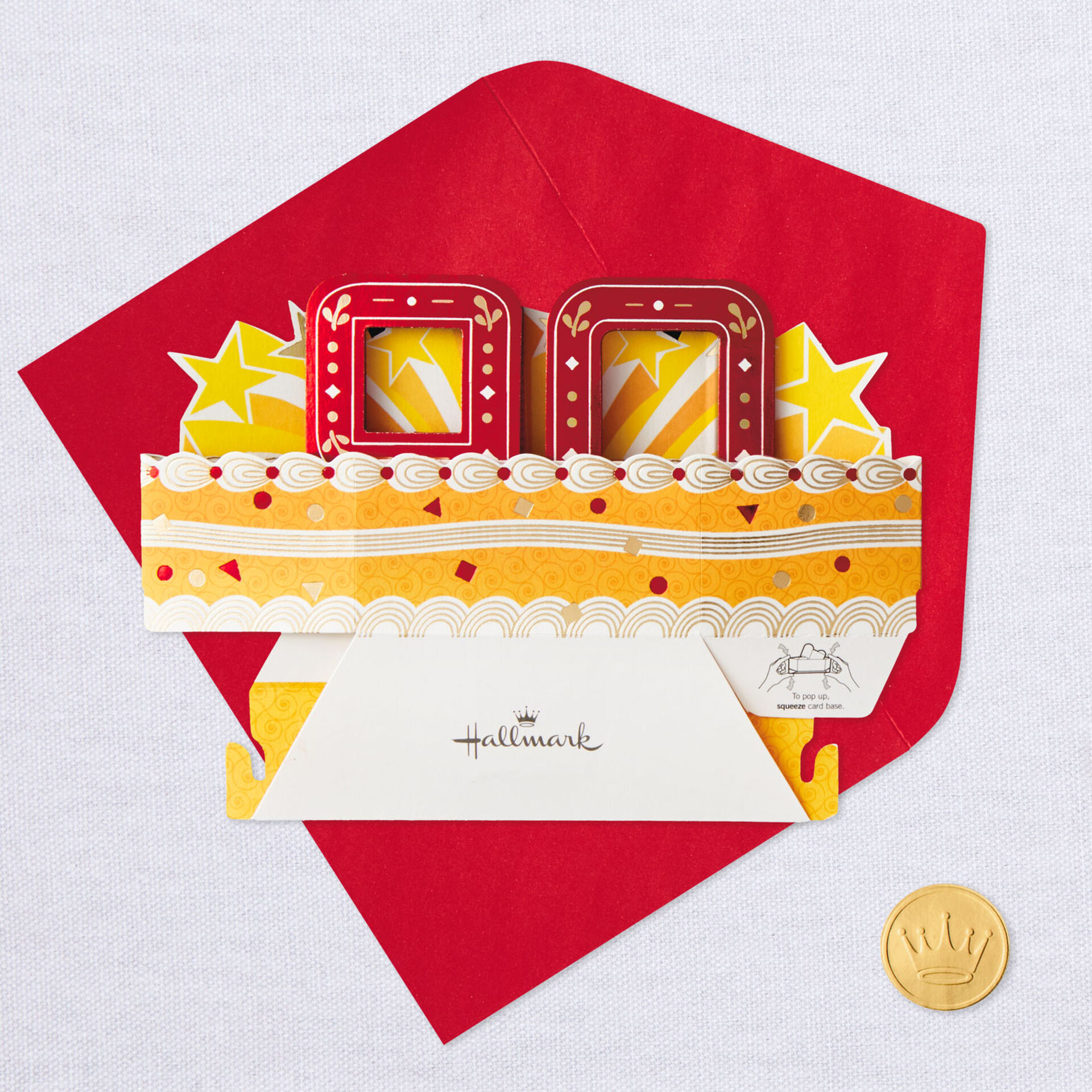 Celebrating You Mini Pop Up 90th Birthday Card - Greeting Cards - Hallmark