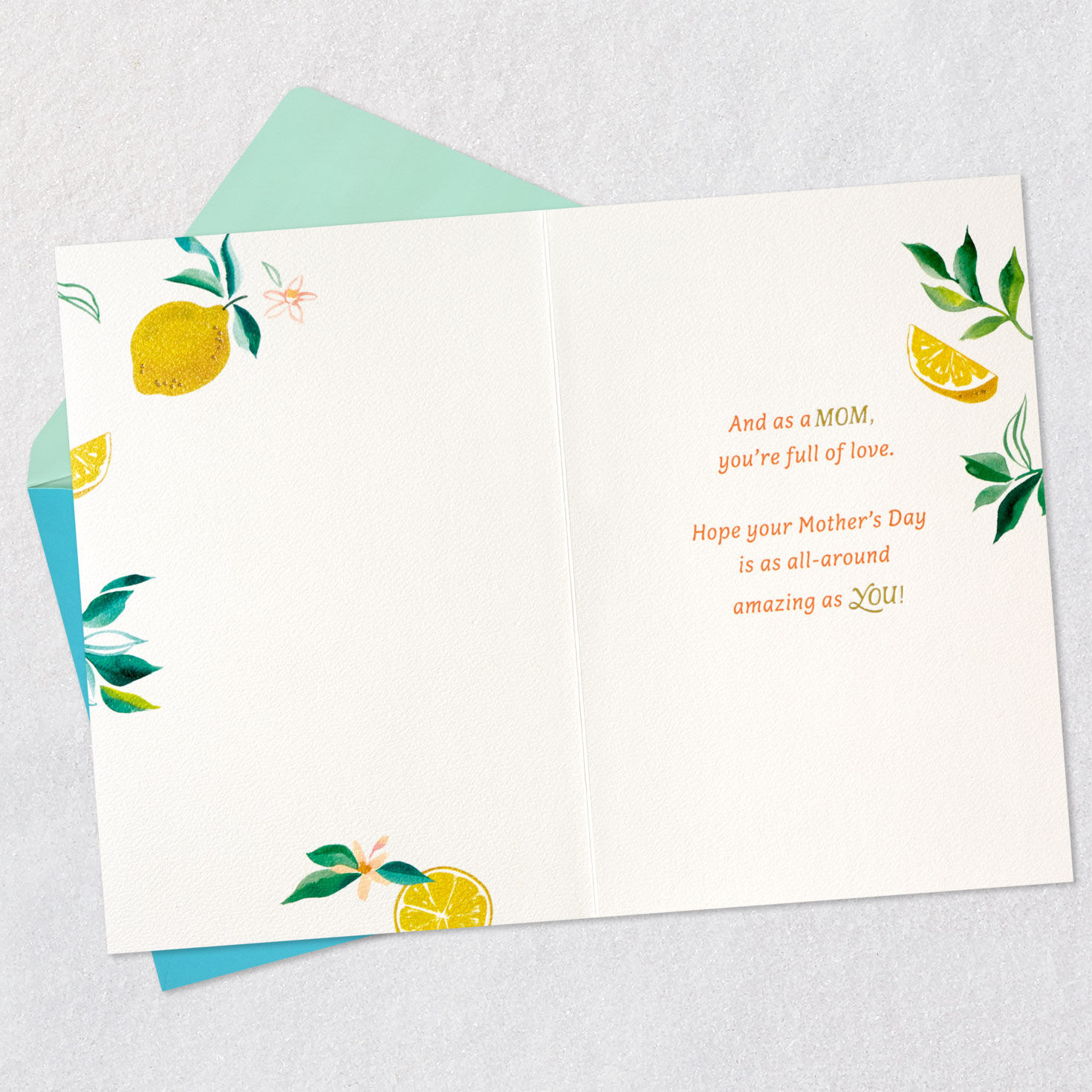 Lemons and Flowers Sister Mother's Day Card  image number 3