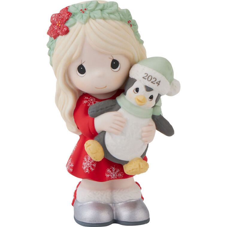Precious Moments Have Yourself a Merry Little Christmas 2024 Dated Girl Figurine, 4.8"