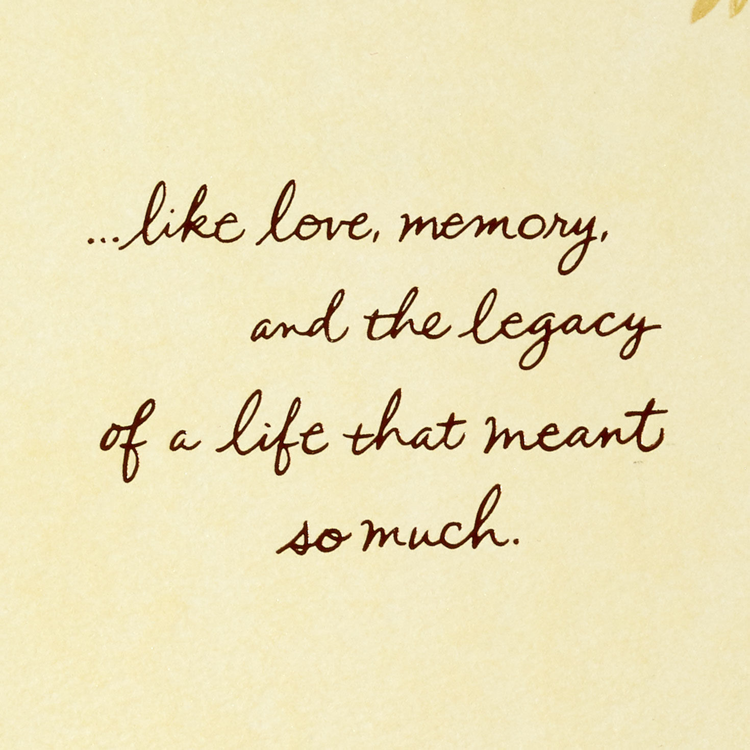 Butterfly and Flowers Sympathy Card Pop-up card back image number 2