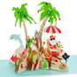 Jolly Holidays Beach Santa 3D Pop-Up Christmas Card, , large image number 1