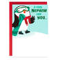 Cool Penguin With Snowboard Christmas Card for Nephew, , large image number 1