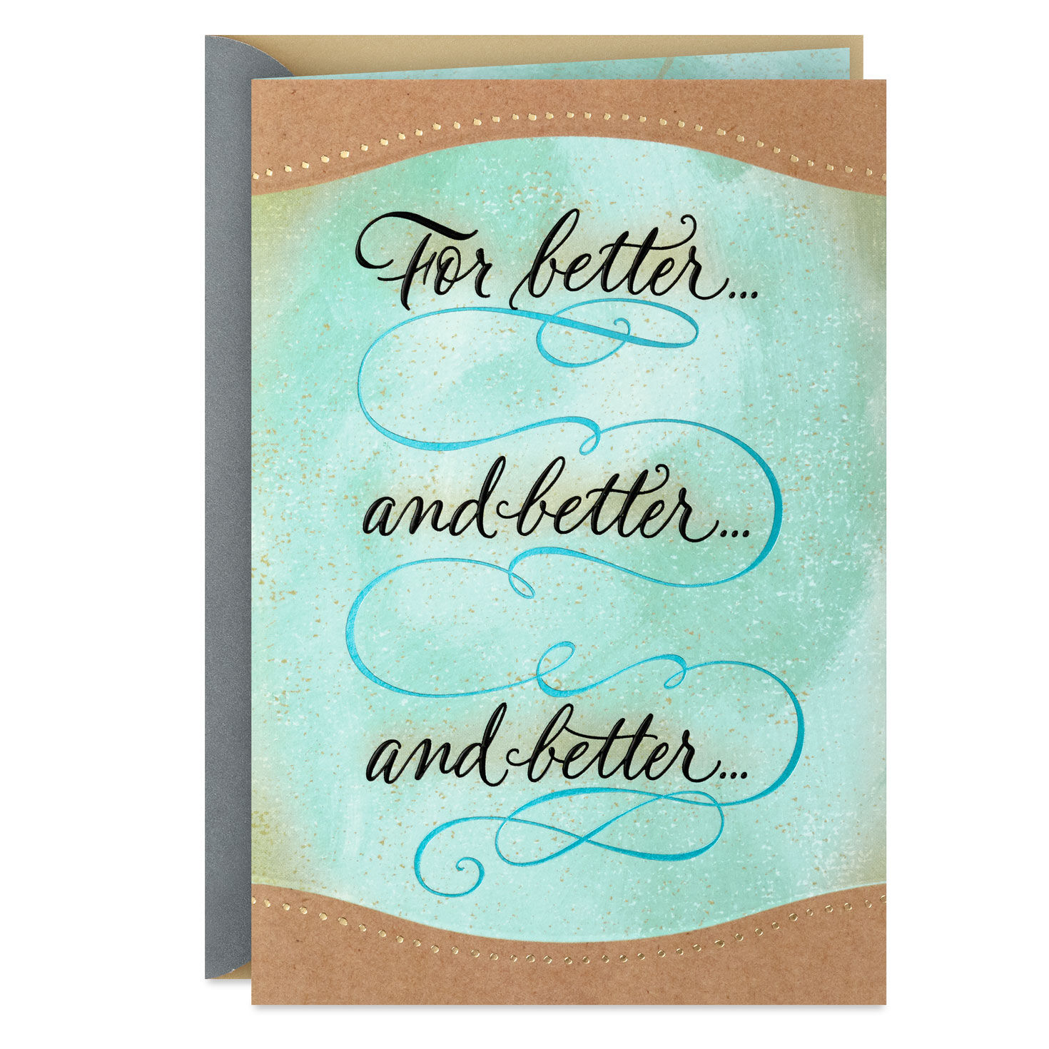 Hope the Years Keep Adding Happiness Anniversary Card