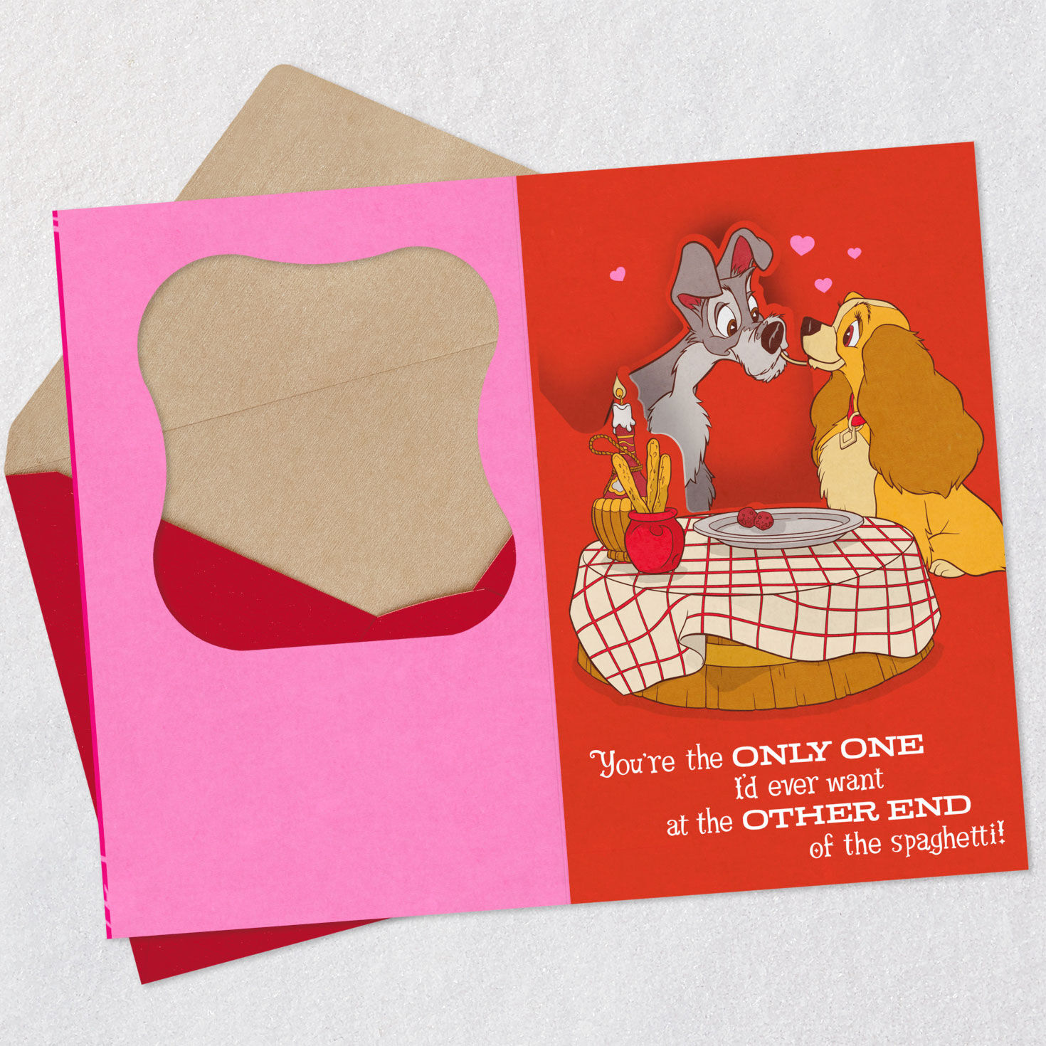 Disney Lady and the Tramp Sweetest Day Card for only USD 3.99 | Hallmark