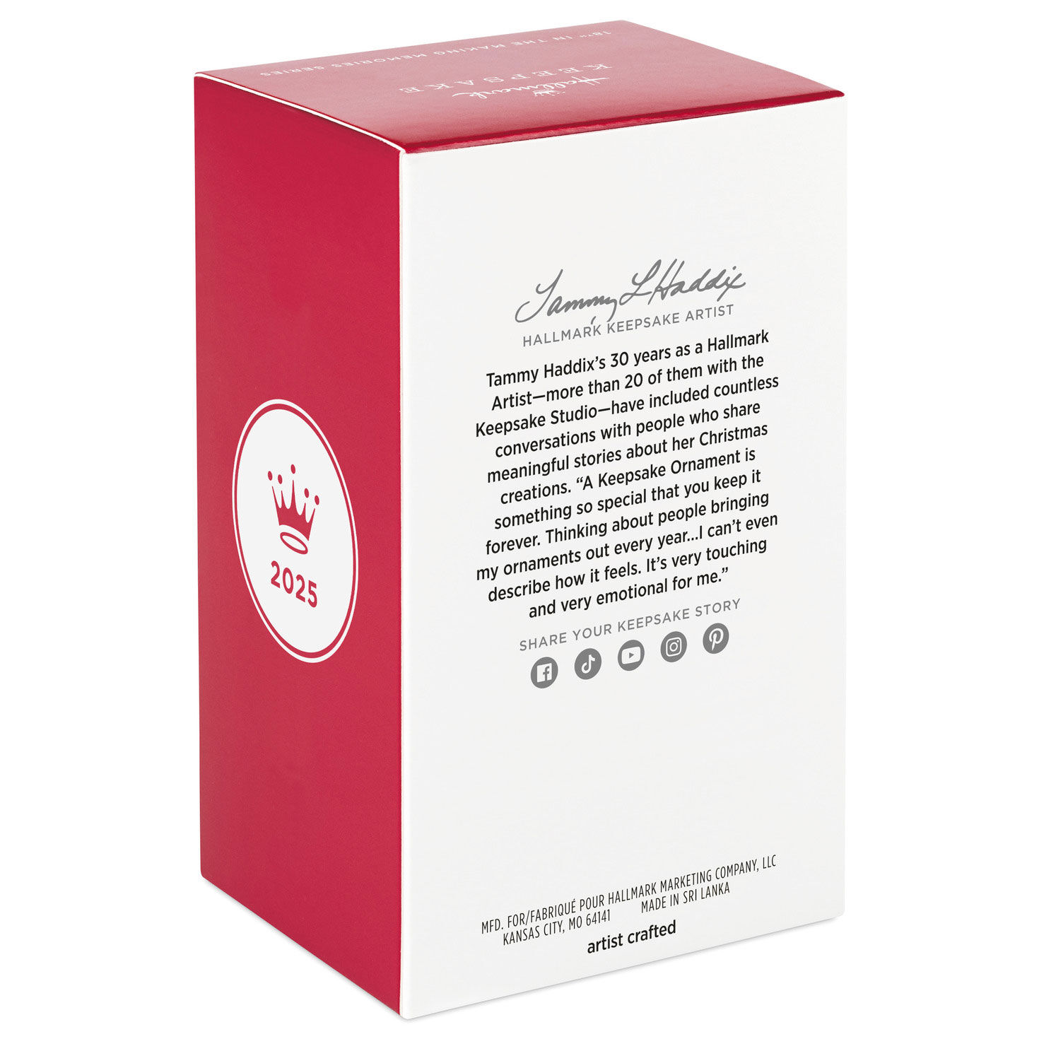 Snowmen Roasting Marshmallows Keepsake Ornament package back image number 8