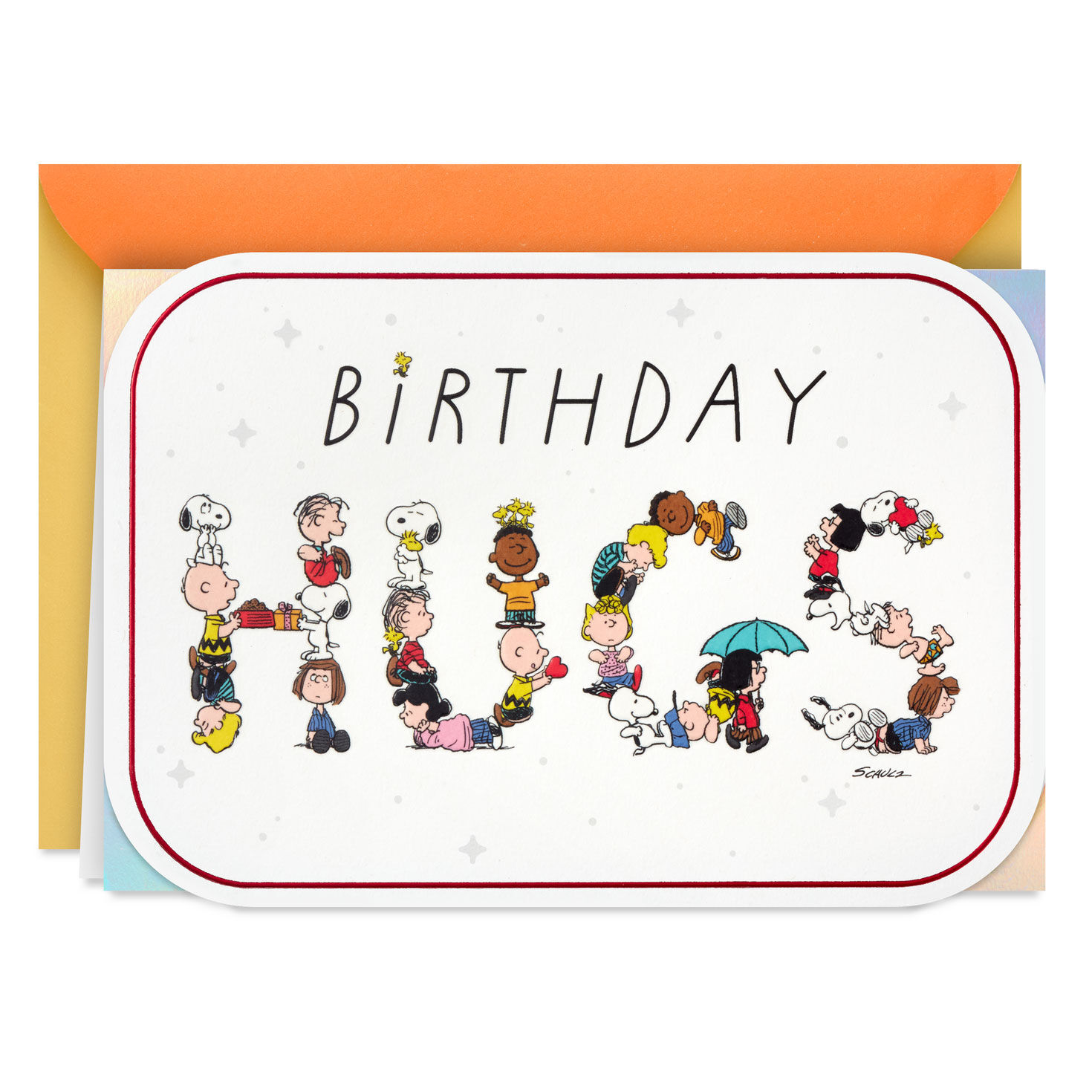 Peanuts® Love and Hugs Coming Your Way Birthday Card