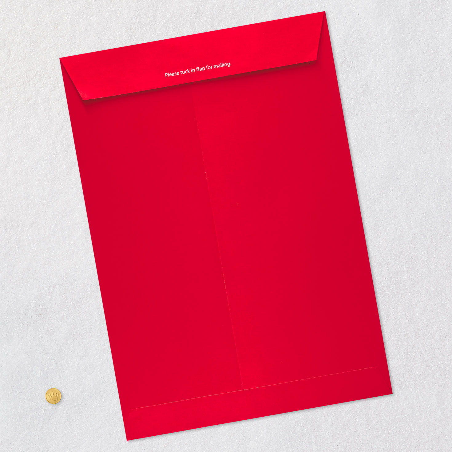 Snoopy Hugging Woodstock Red and Pink Valentine's Day Card Envelope Back with Seal image number 8