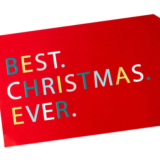 Best Christmas Ever XL Gift Tag, 