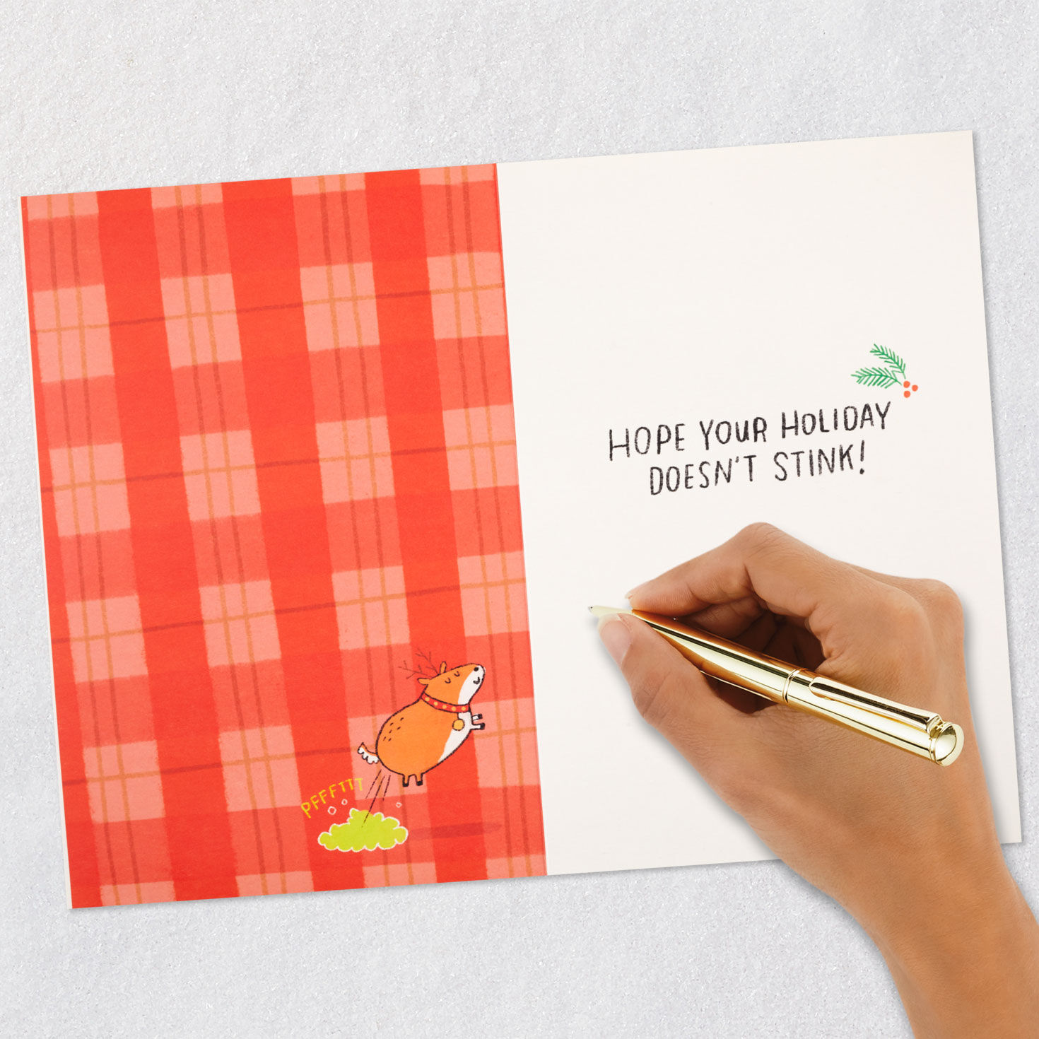 North Pole Farts Funny Christmas Card With Sound, , large image number 6