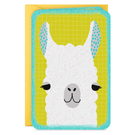 3.25" Mini Llama Love Card, , large image number 3