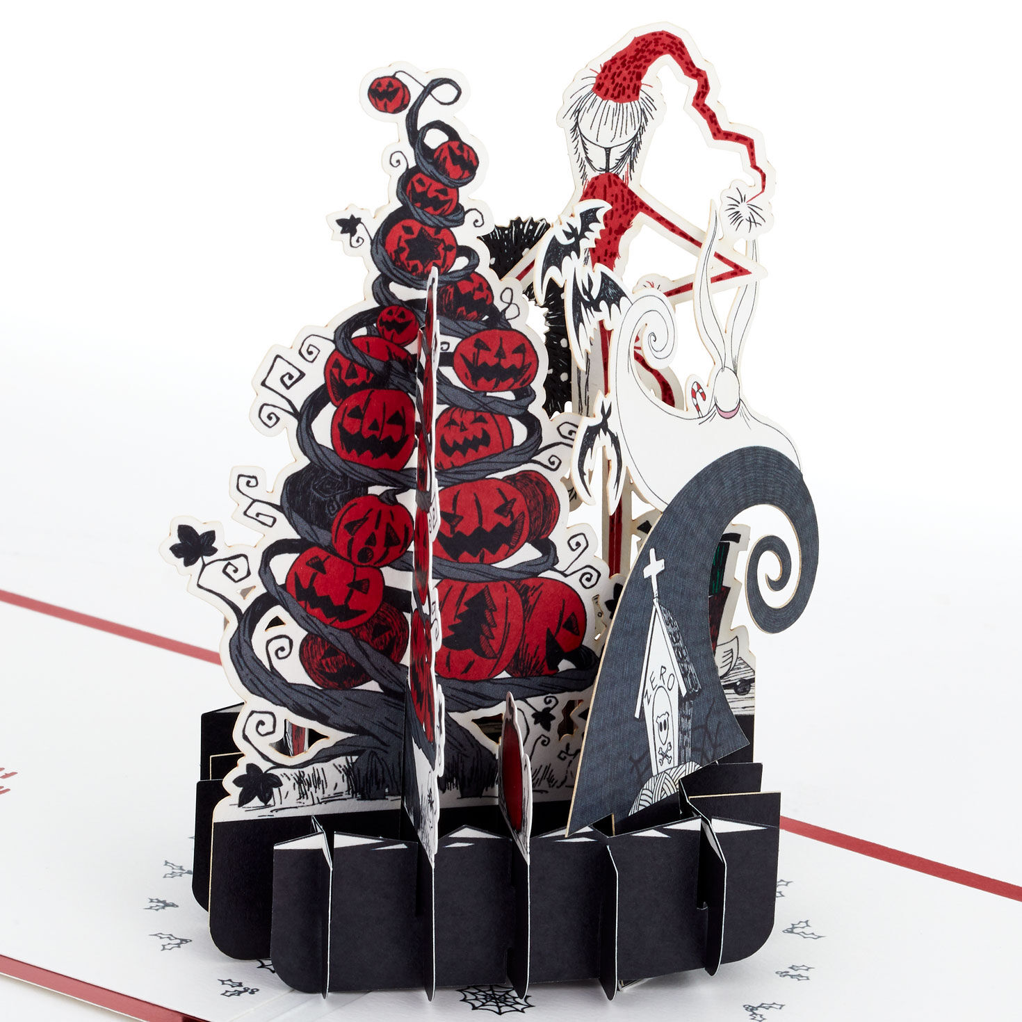 Jack Skellington Pop-Up Christmas Card pop up detail image number 4