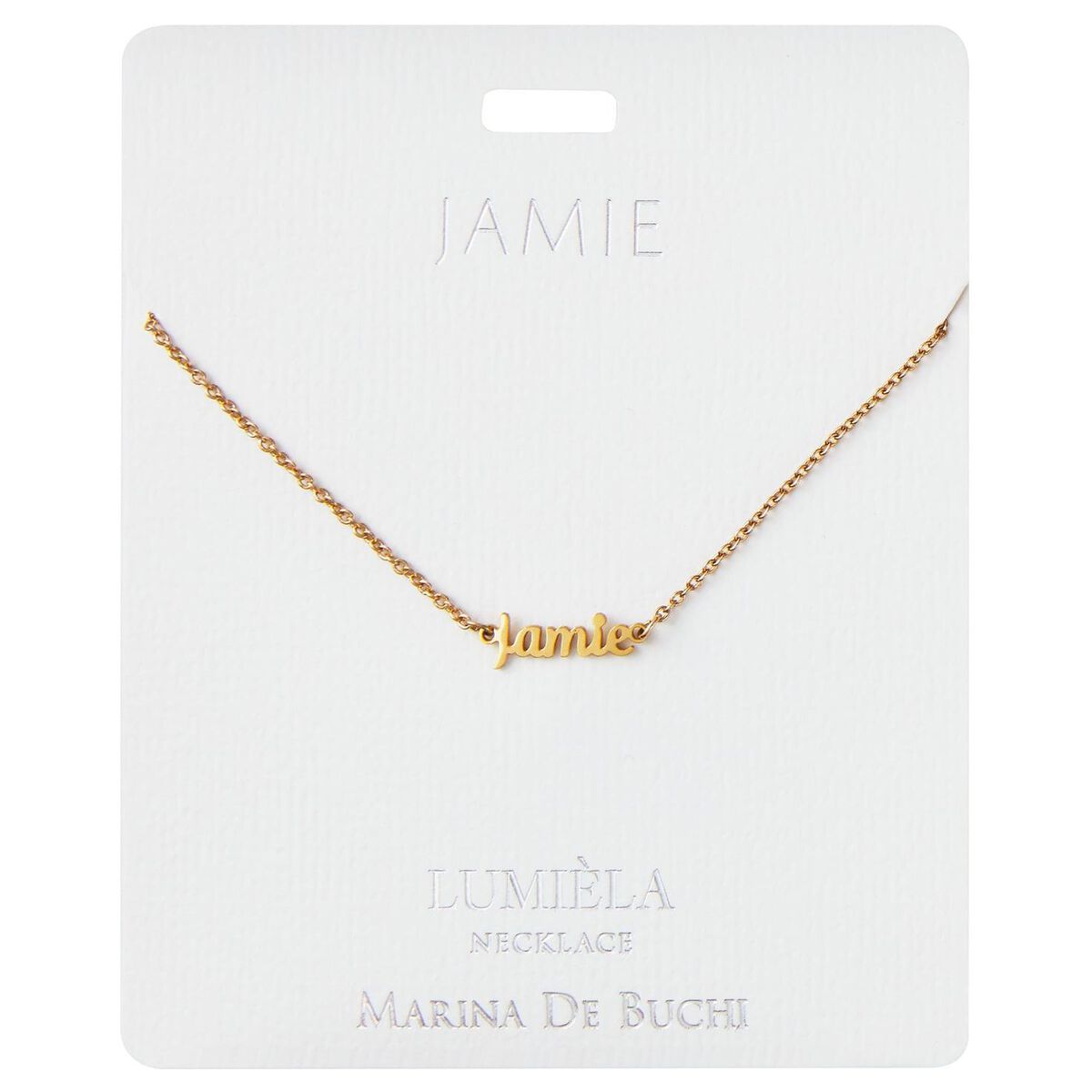 Jamie Script Name Necklace, 20