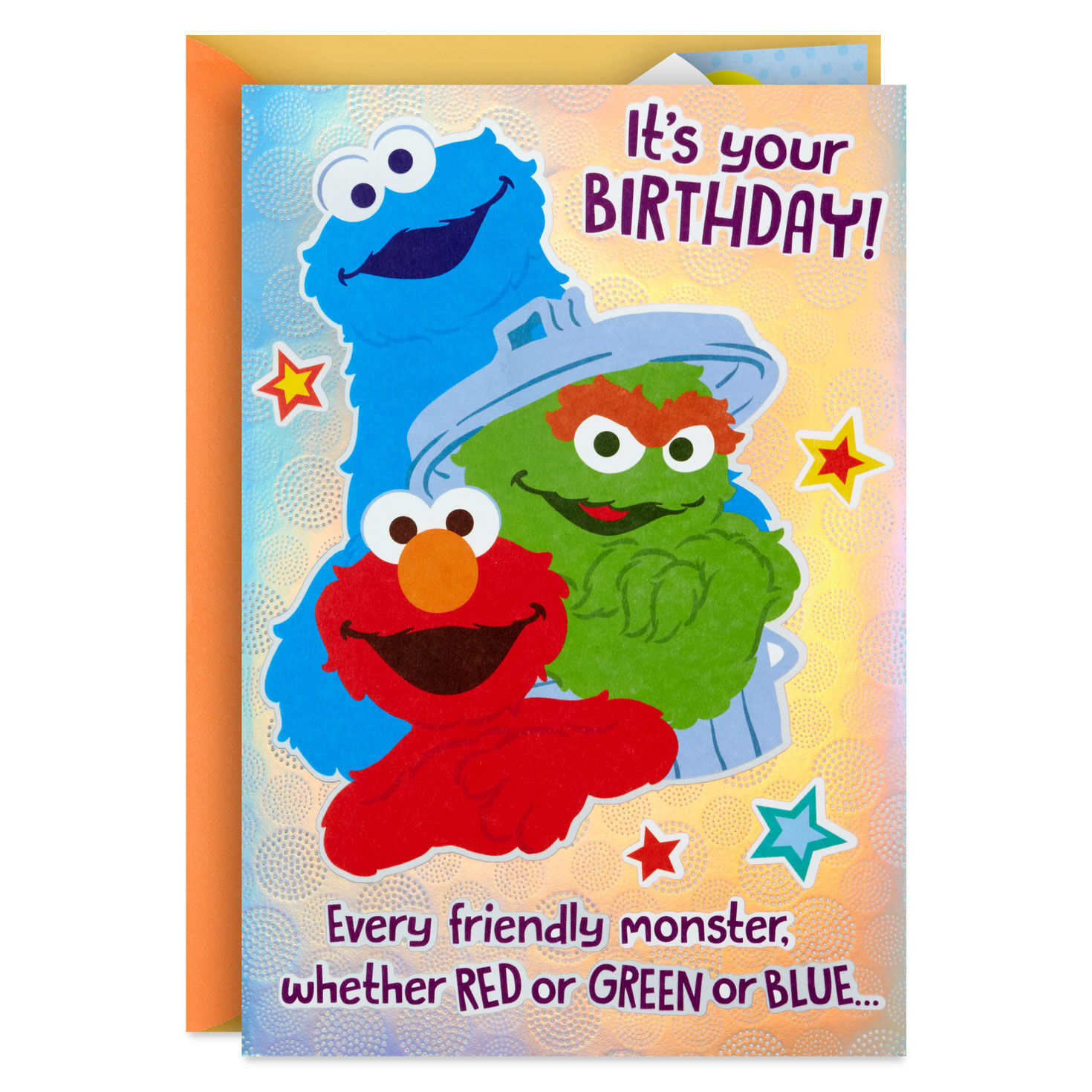 Sesame Street® Extra Happy Pop-Up Birthday Card for Kids
