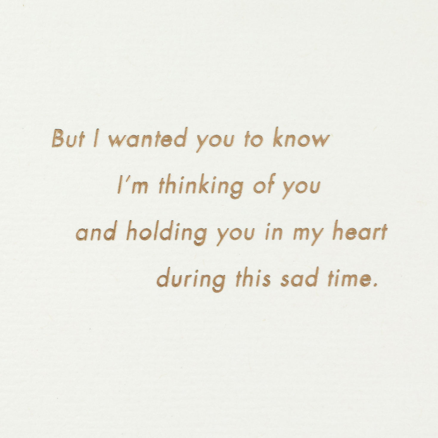 Holding You in My Heart Sympathy Card, , large image number 3