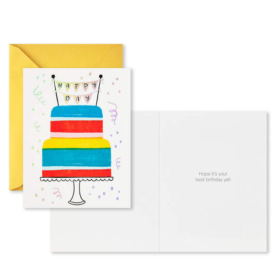 Colorful Assorted Birthday Cards With Pouch and Pen, Pack of 10, , large image number 6