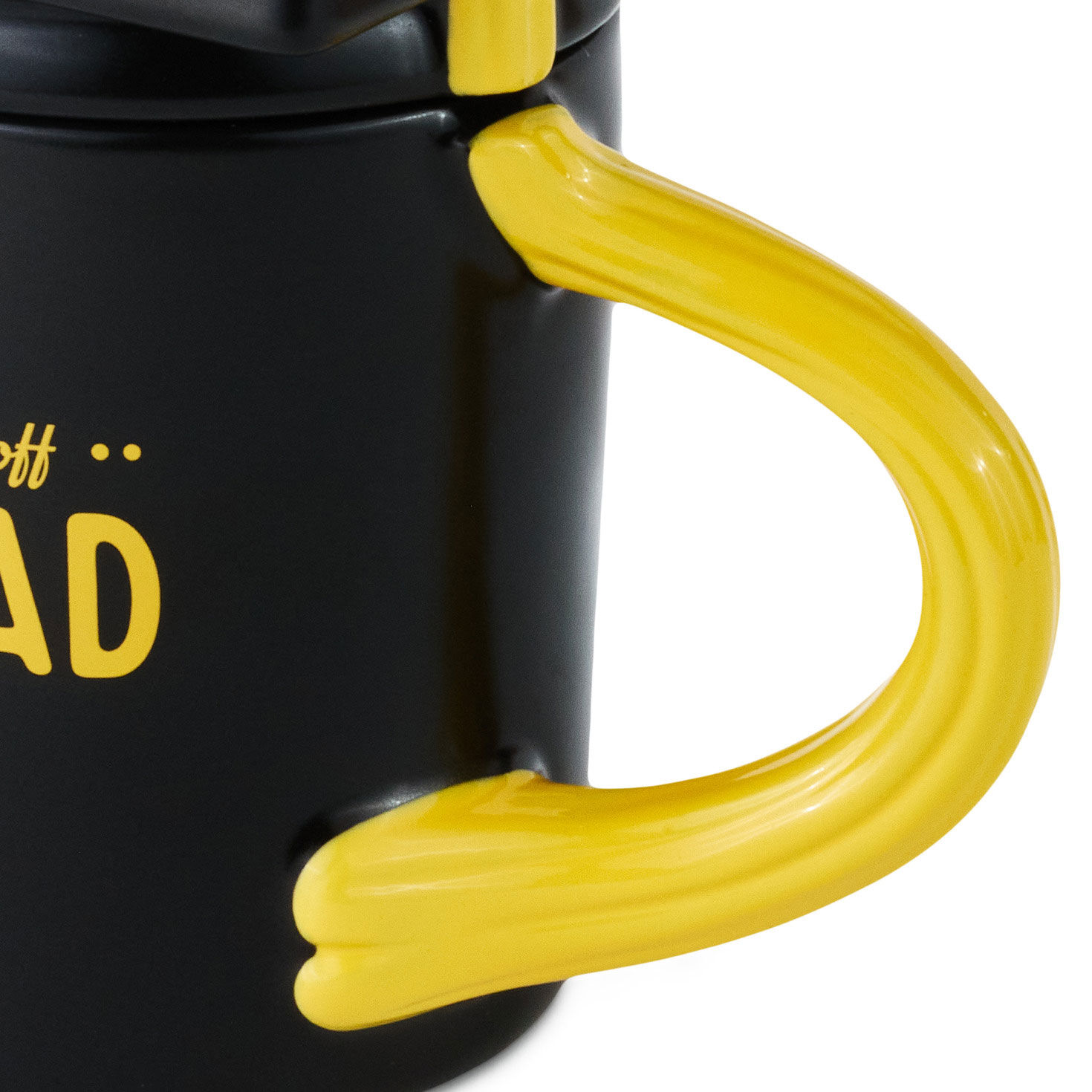 Hats Off Grad Sculpted Mug With Grad Cap Lid upclose view image number 4