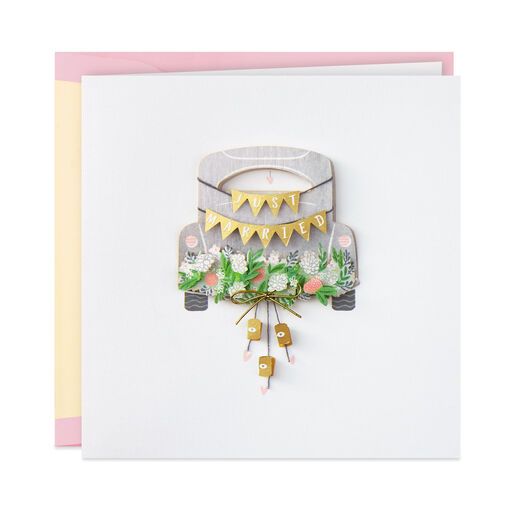 Happiness Wherever You Go Wedding Card, 