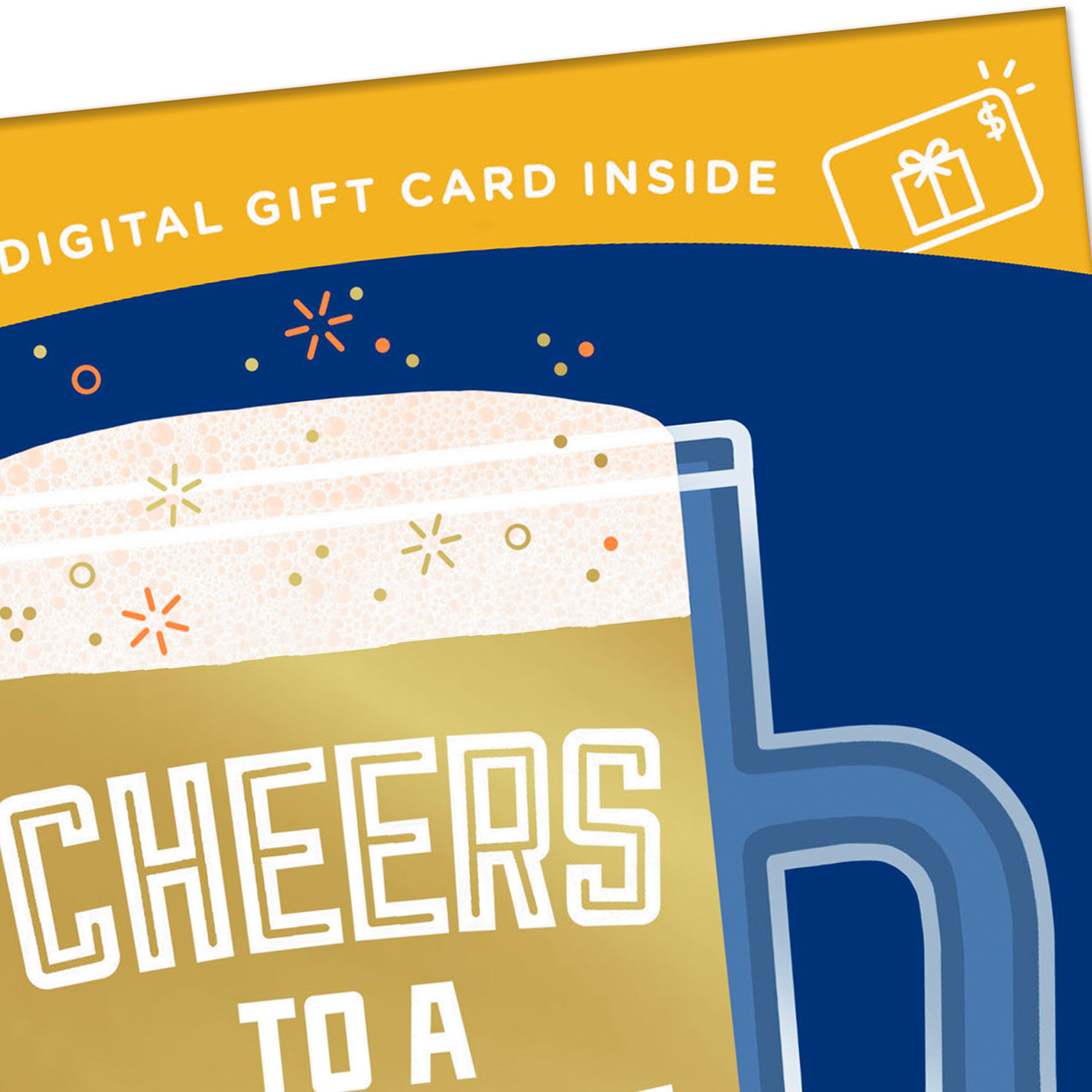 Cheers to a Great Dad Gift Card Greeting Father's Day Card, , large image number 4