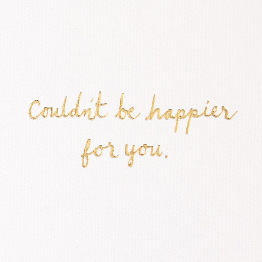 Couldn't Be Happier Bridal Shower Card, 