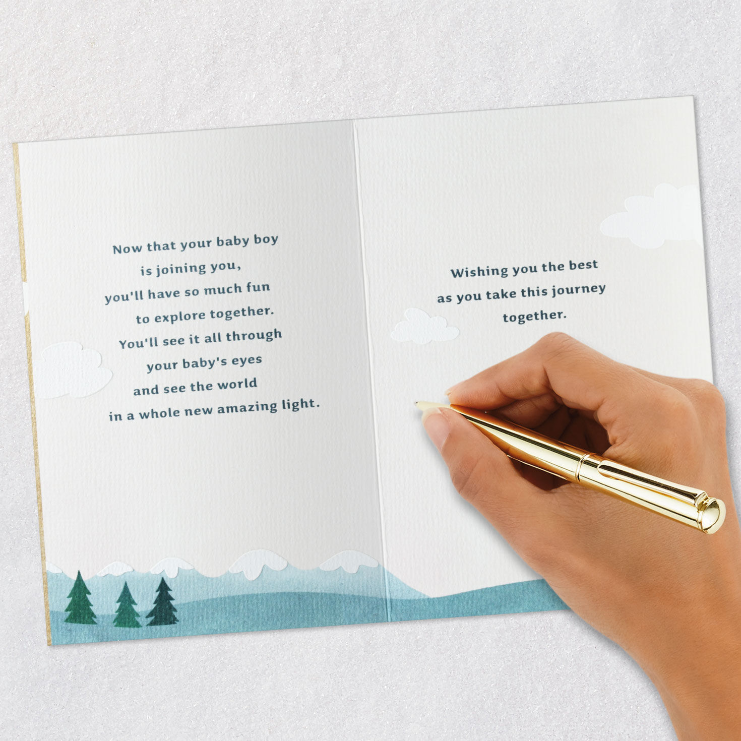 Little Wild One New Baby Boy Card, , large image number 7