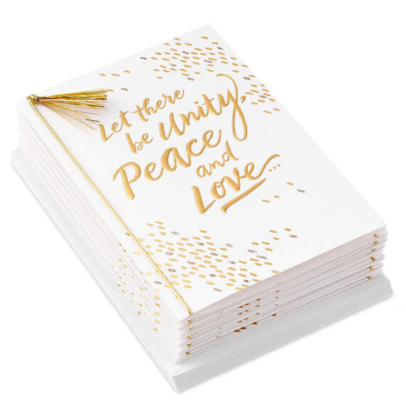 Peace, Unity and Love Boxed Christmas Cards, Pack of 12, , large image number 1