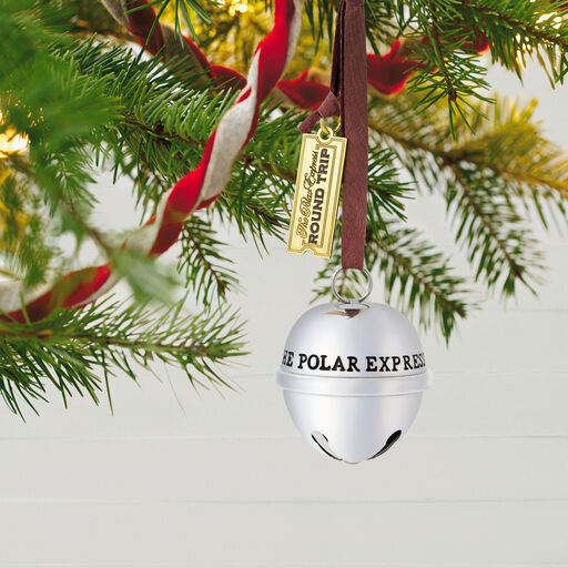 The Polar Express™ Santa's Sleigh Bell 2023 Metal Ornament, 