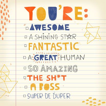 Simply the Best! Congratulations Card