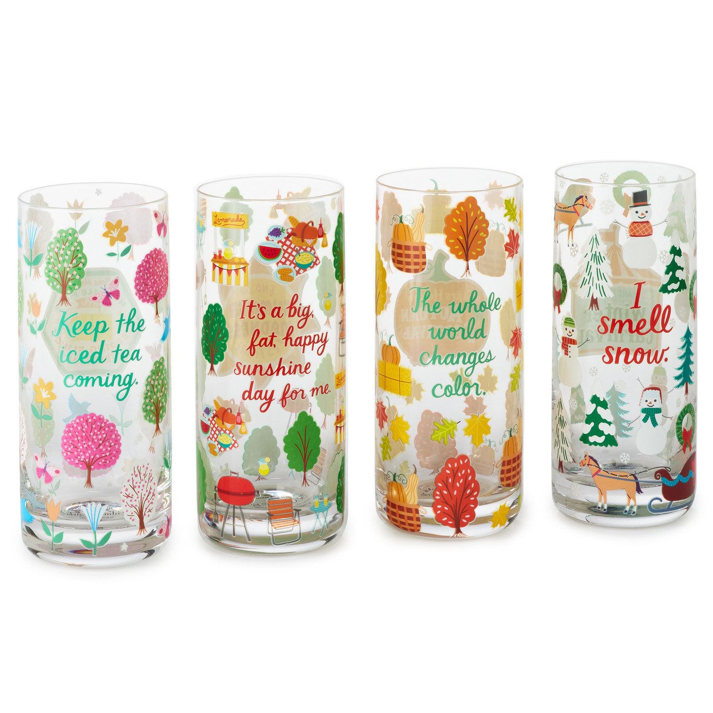 Gilmore Girls Stars Hollow Drinking Glasses Set Back image number 2