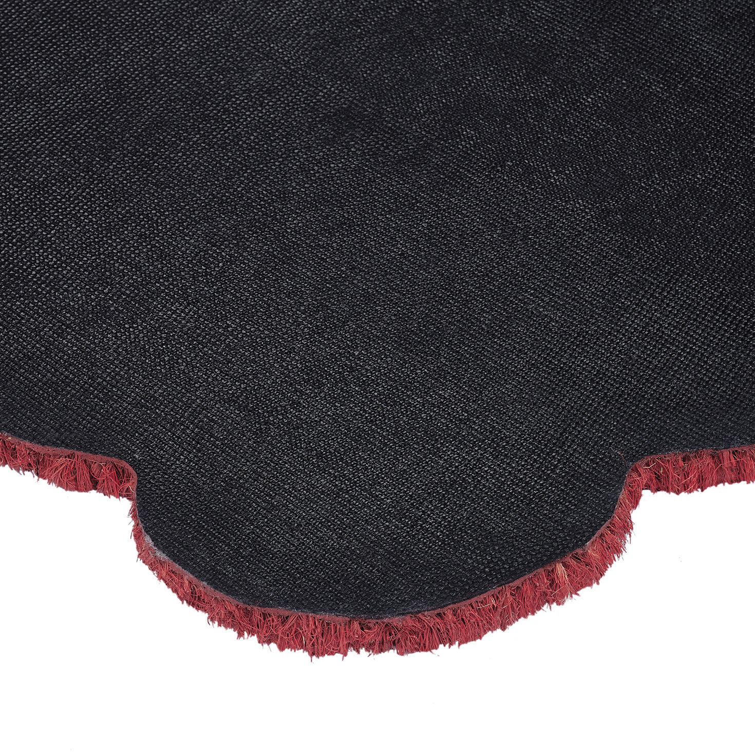 Hallmark HO HO HO Coir Doormat 18x30 upclose view back image number 2