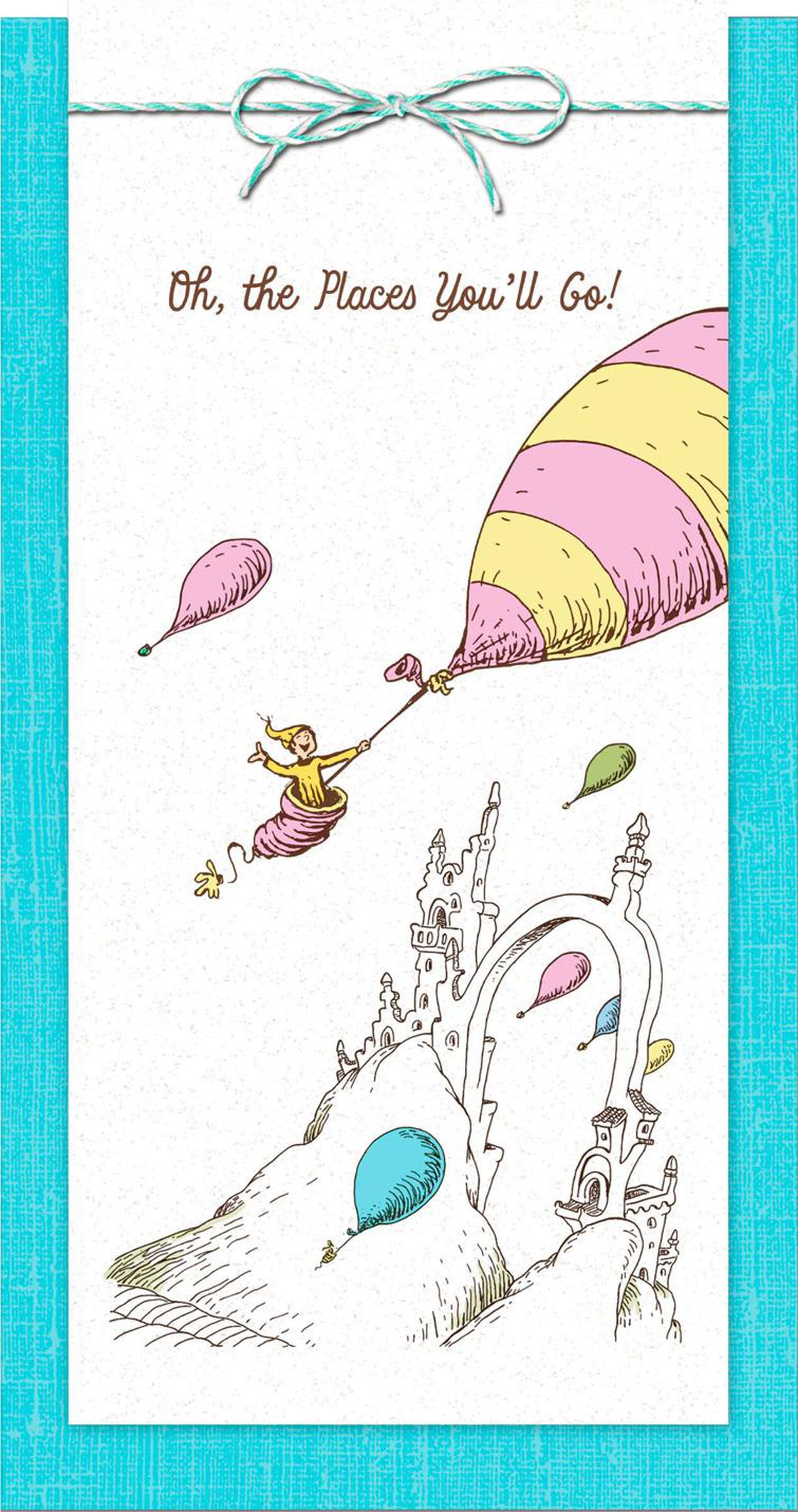 Dr Seuss Oh The Places You Ll Go Money Holder Graduation Card Greeting Cards Hallmark