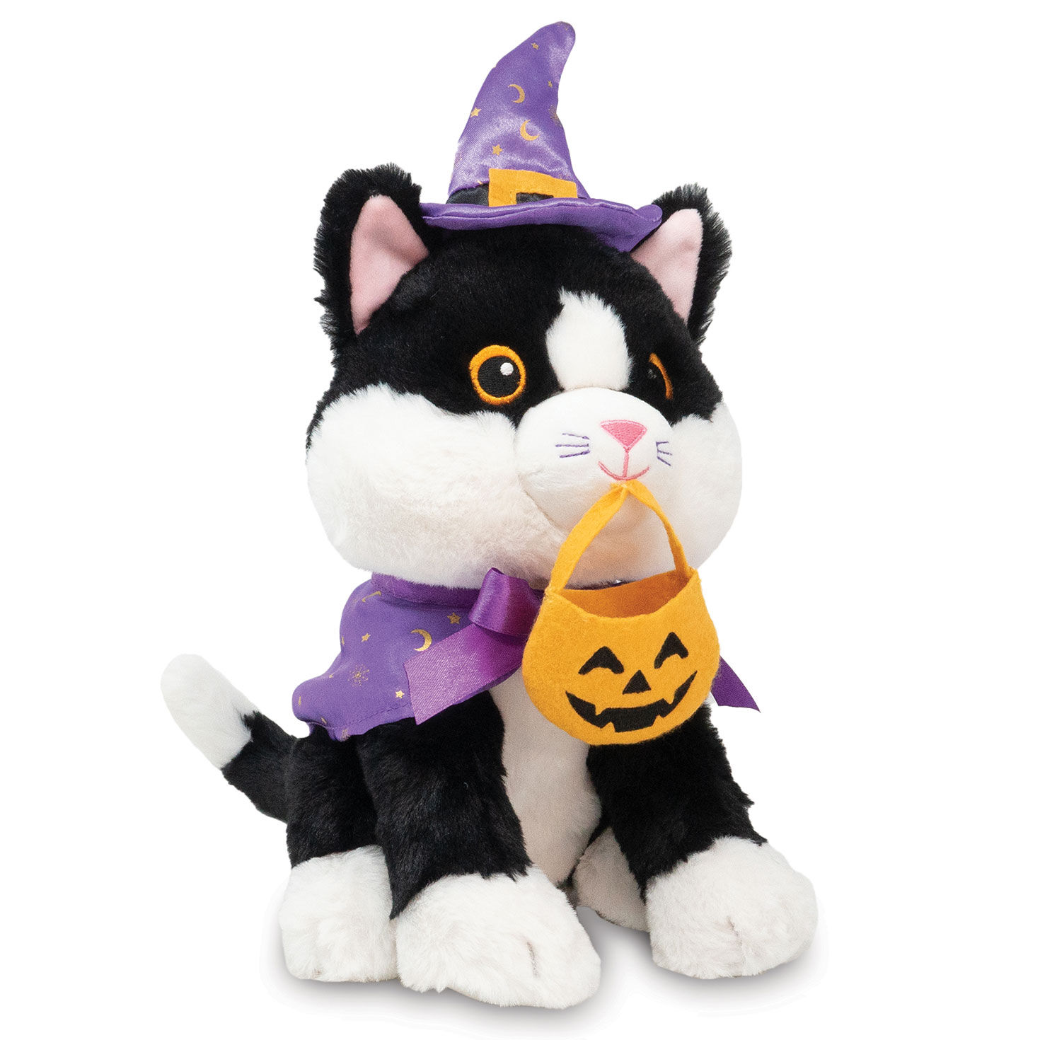Singing and Spinning Kitten Witch Stuffed Animal side image number 3