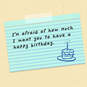 The Office Michael Scott Feared and Loved Funny Birthday Card, , large image number 2