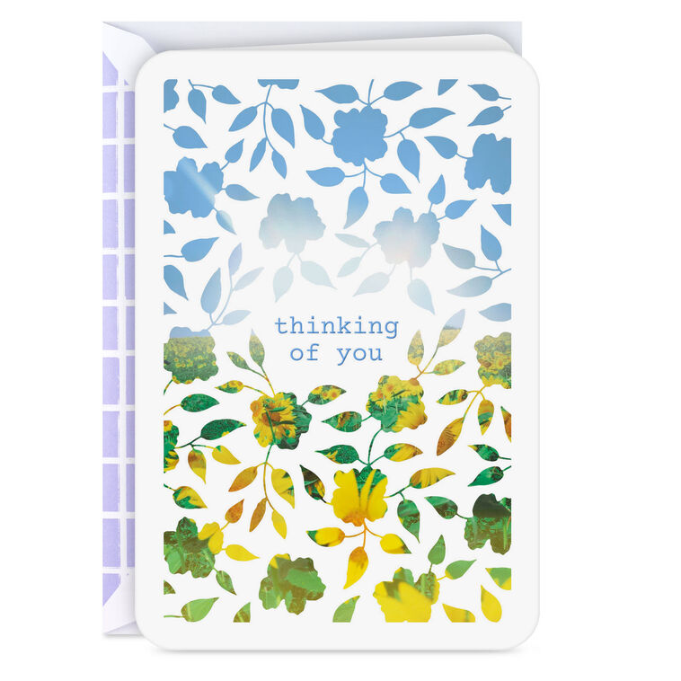 Caring Thoughts Shining Through Thinking of You Card
