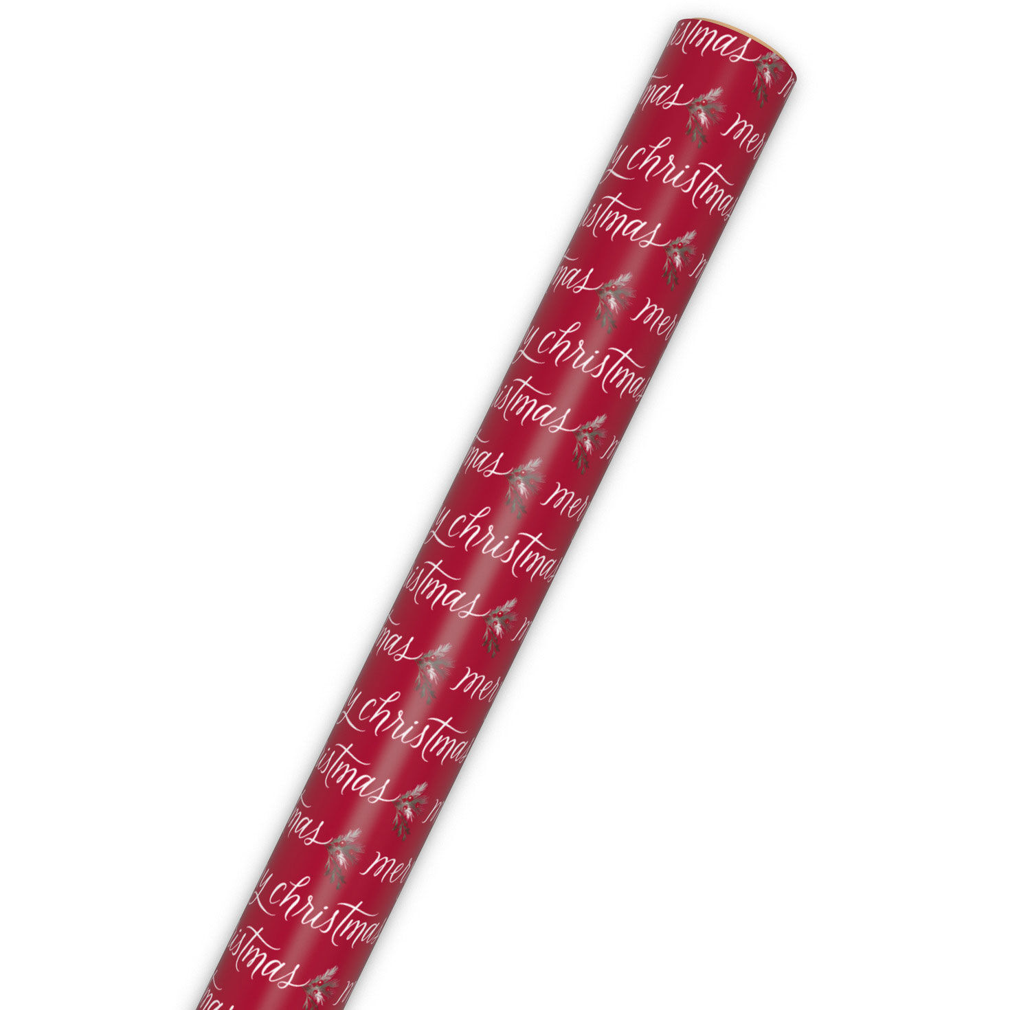 Cinnamon-Scented Merry Christmas on Red Gift Wrap Wrap Tube image number 6
