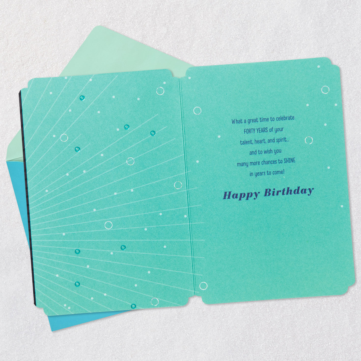 Great Time to Celebrate 40th Birthday Card, , large image number 3