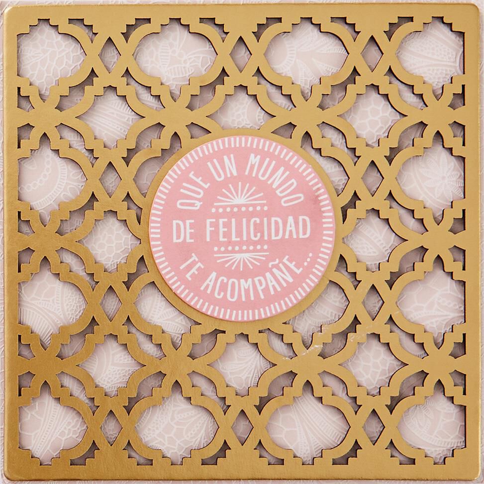 Un Mundo de Felicidad Spanish Language Birthday Card