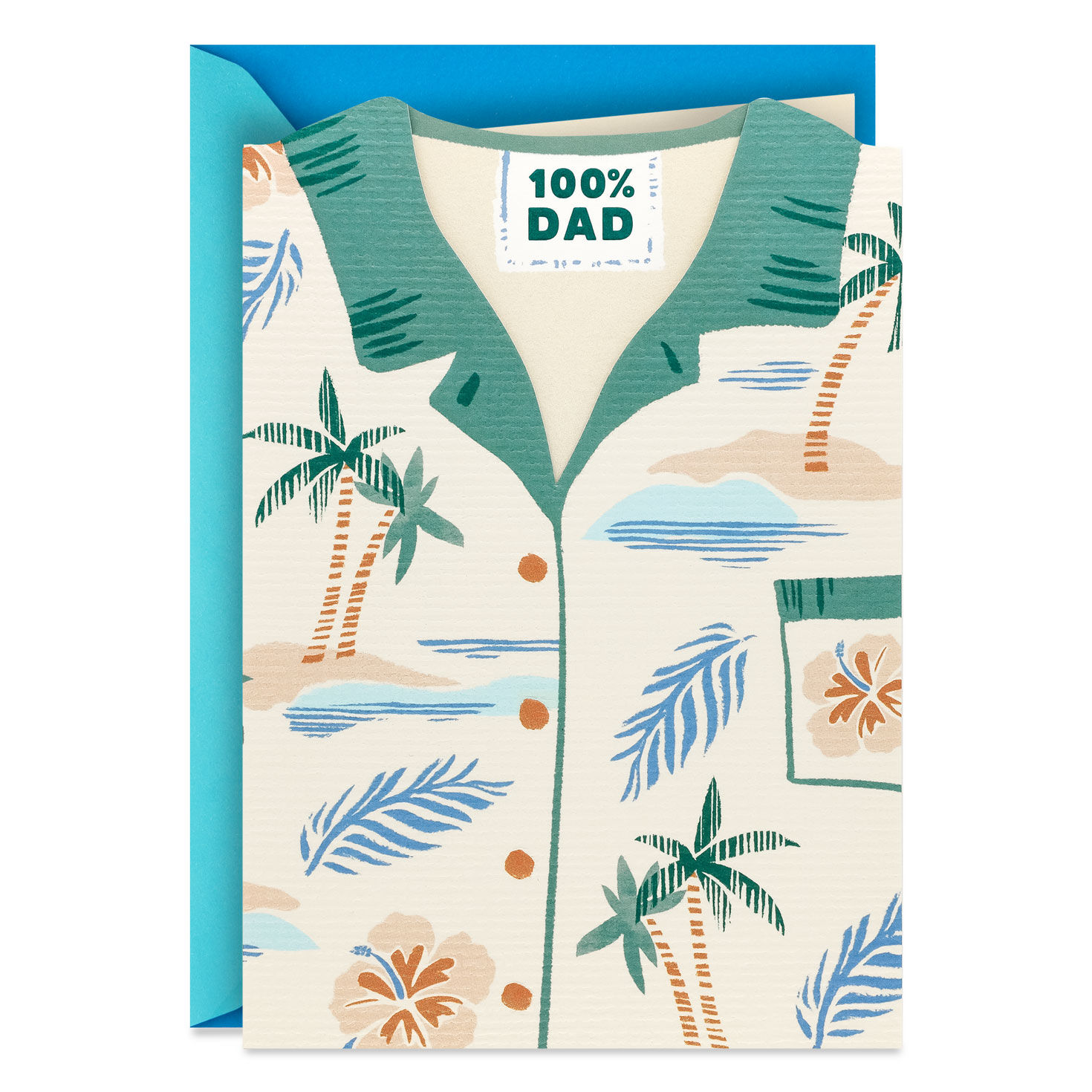 Tropical Shirt Father's Day Card