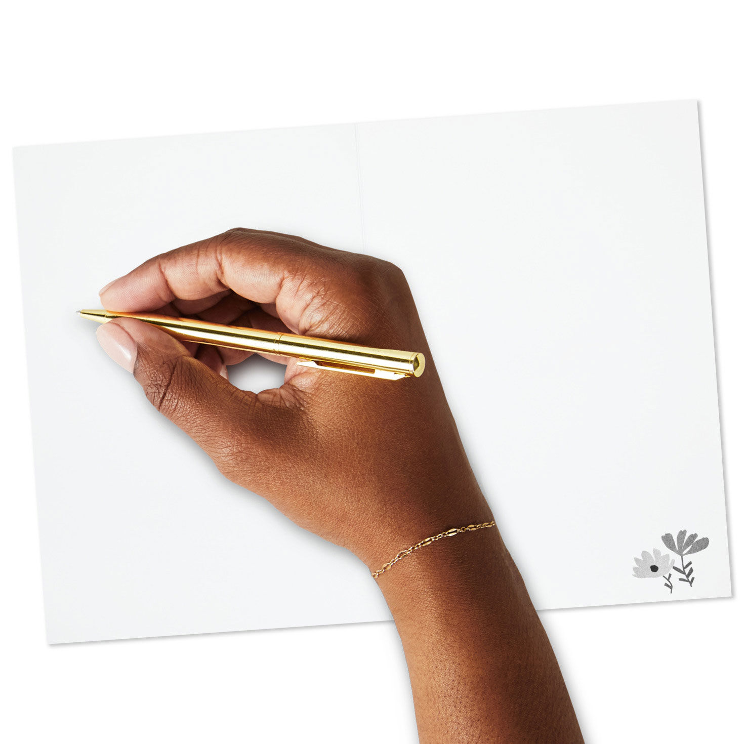 Flowers on Pink and Yellow Hello Cards Assortment signing card image number 6