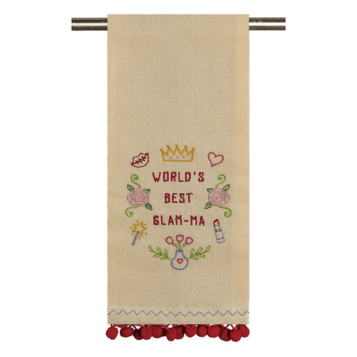 World's Best Glam-ma Cotton Tea Towel, 