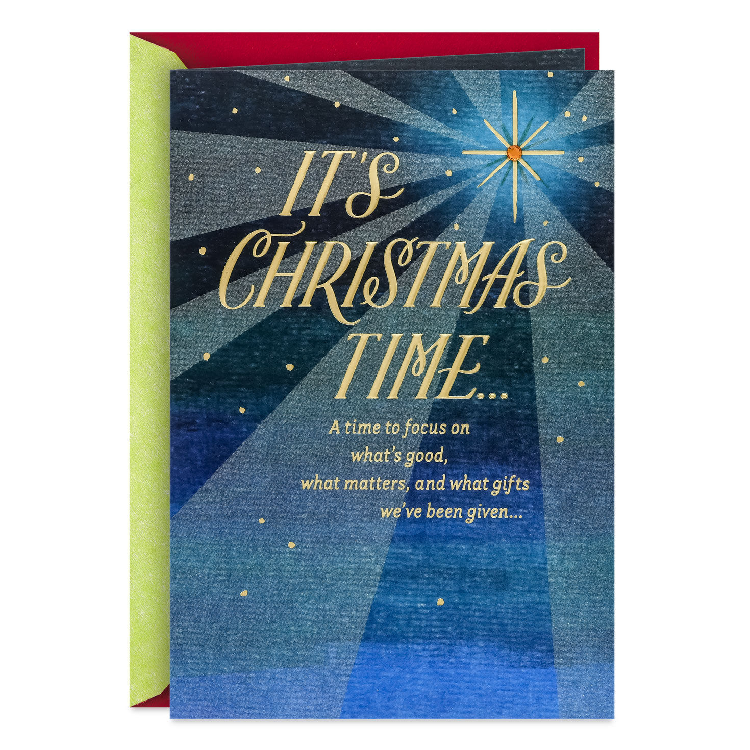 A Time to Focus on Our Gifts Christmas Card