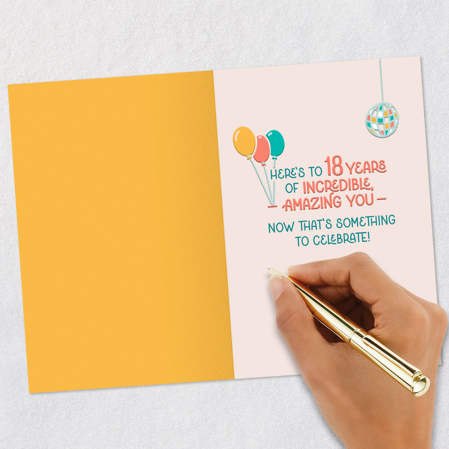 Born Awesome 18th Birthday Card, , large image number 6