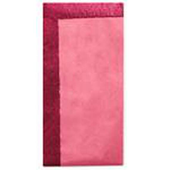 Bright Pink Tissue Paper With Glitter Edges, 4 Sheets